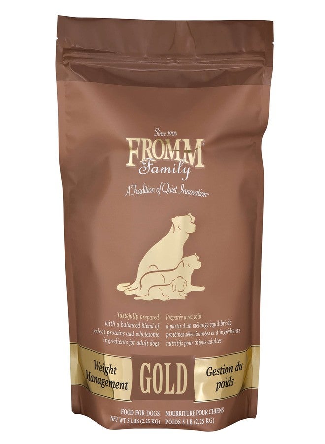 Fromm Weight Management Gold Premium Dry Dog Food - Weight Management Dog Food for Medium & Small Breeds - Turkey Recipe - 5 lb - Image 1